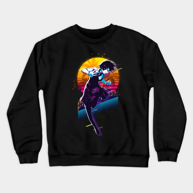 Makoto Niijima v3 Crewneck Sweatshirt by DIY Kulon Progo 